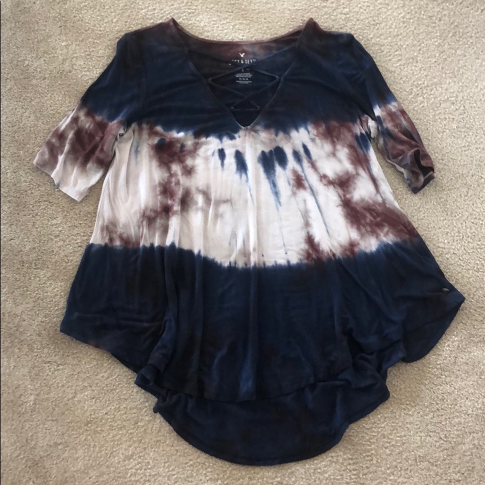American Eagle quarter sleeve shirt